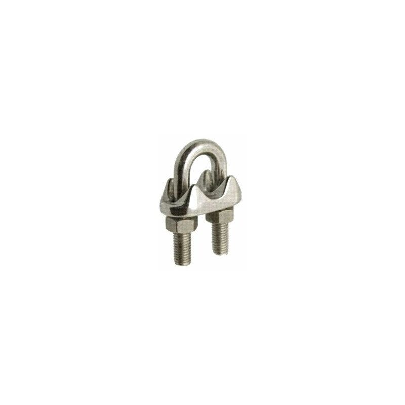 serre câble á étrier qualité inox diam 5