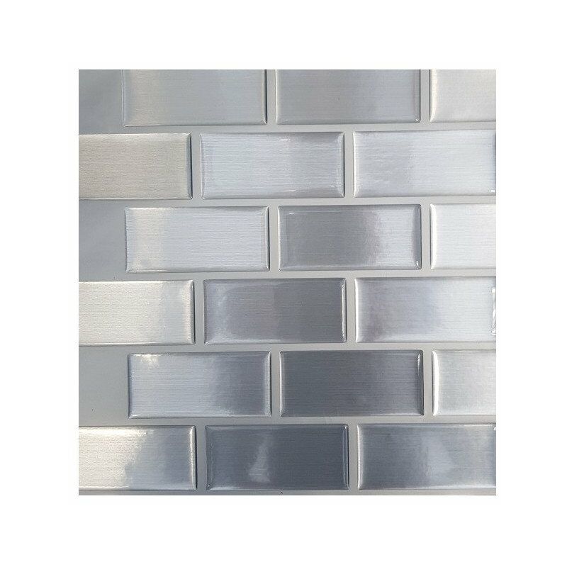 Carrelage Adhesif 3d Faience Metal - ACCESS DECO