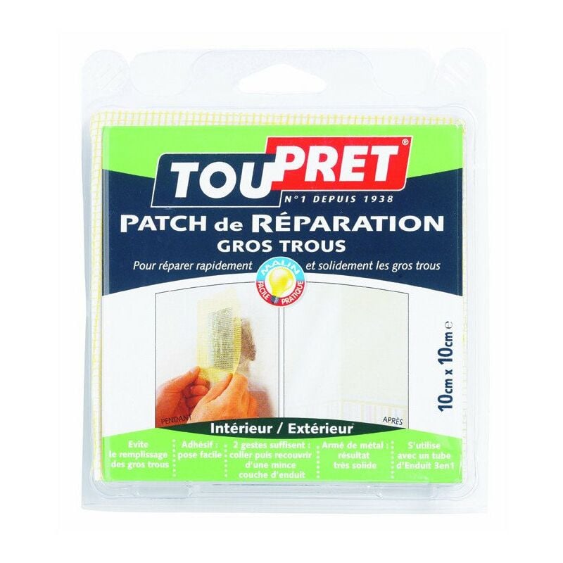Patch De Reparation 10cm X 10cm - TOUPRET
