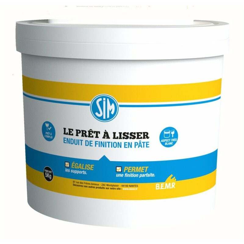 Sim Le Pret A Lisser Pate 5kg - SIM