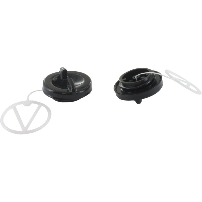 Bouchons De Réservoir Et D'huile Pour Tronçonneuses Echo - Compatible CS-370, CS-440, CS-510, CS-3500, Etc. - Lot De 4 (2 Carburant + 2 Huile)