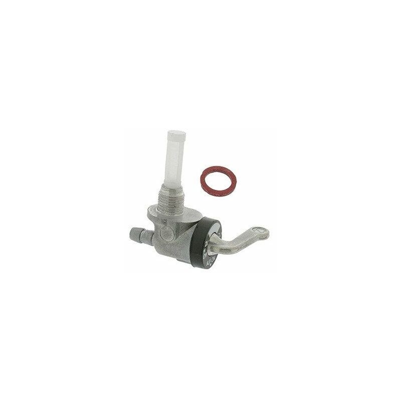 Robinet à Essence GREENSTAR Avec Filtre - Filetage M10x100 - Pour Tuyau Ø6mm - Compatible Moteurs BERNARD
