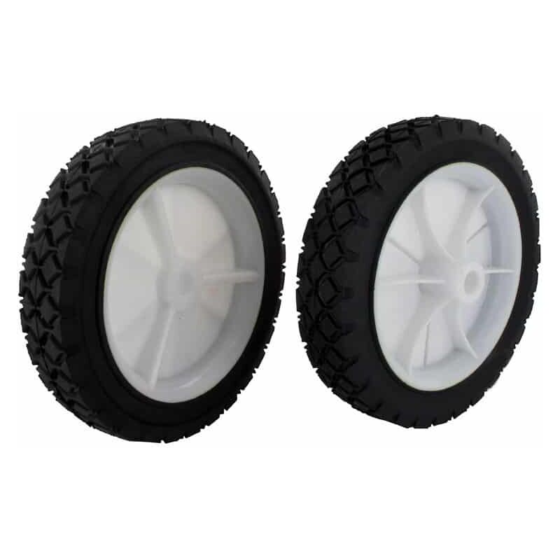 Greenstar Roue Plastique Moyeu Déporté Diamant Moyen 203mm Lot De 2 - Compatible Meuleuses