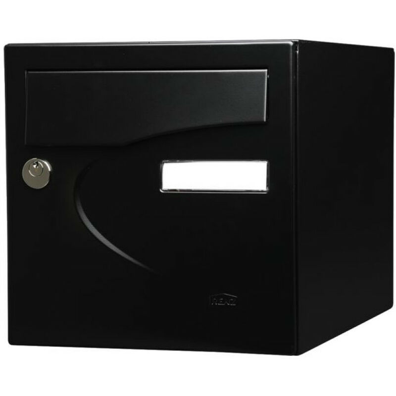 Boite aux lettres Préface 1 porte Noir décor RAL 9005D