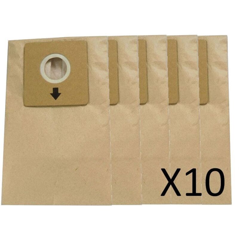 Diversey 7524191 Taski GO Lot de 10 sacs en papier pour aspirateur