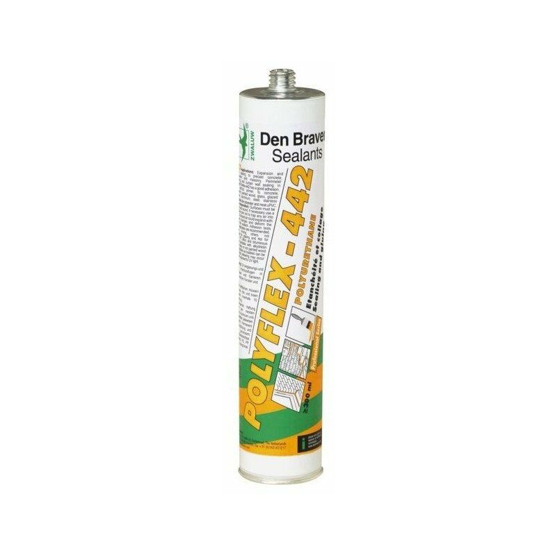 Mastic colle polyurethane polyflex 442 noir 300ml