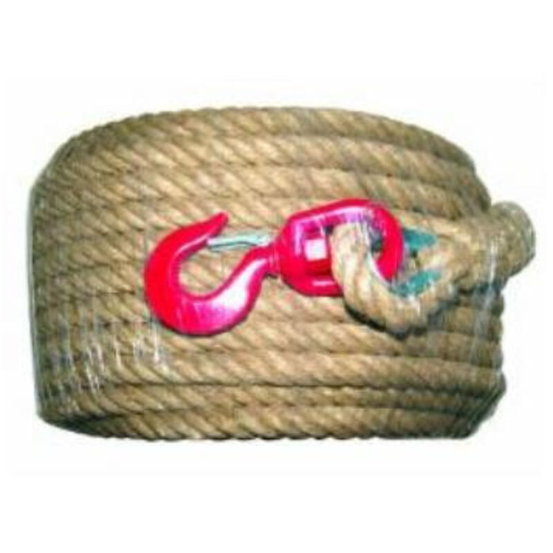 Provence Outillage - Corde de traction 20 mm x 6 m - Boucle - Polypropylène - Vert - 5 tonnes
