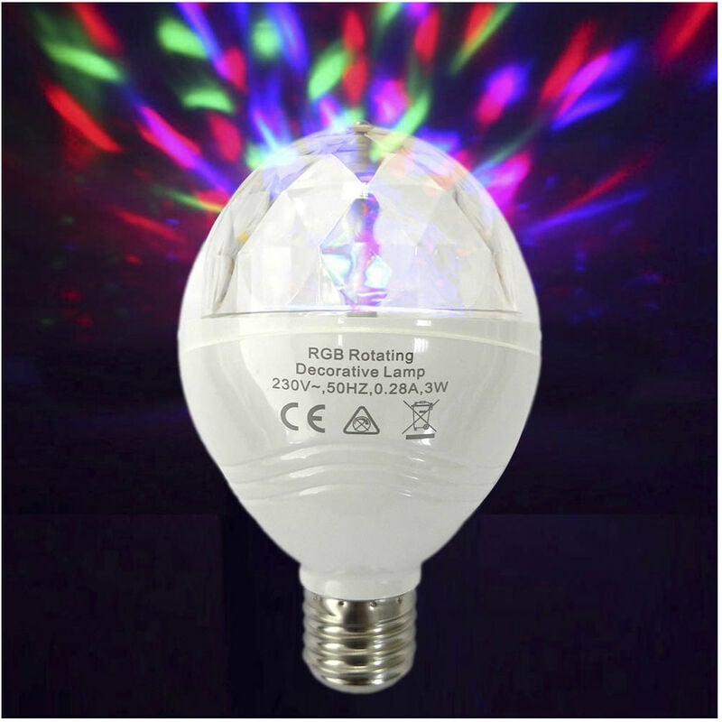 Ampoule LED RVB DISCO A60 E27/3W/230V