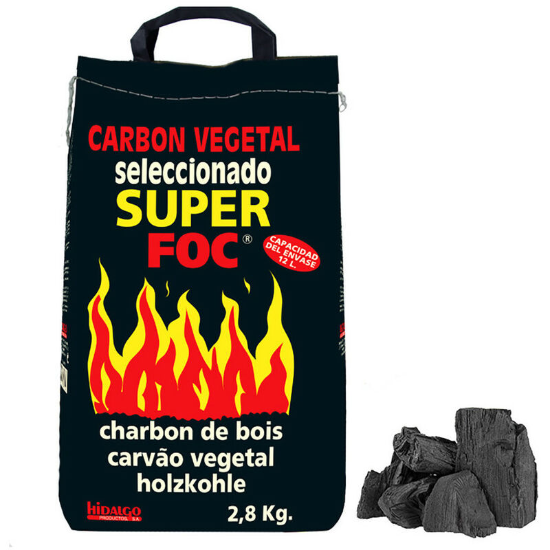 3 paquets de 2,5 kg de charbon de bois de hêtre, avec LotusGrill et 500 ml  de gel combustible, barbecue LotusGrill