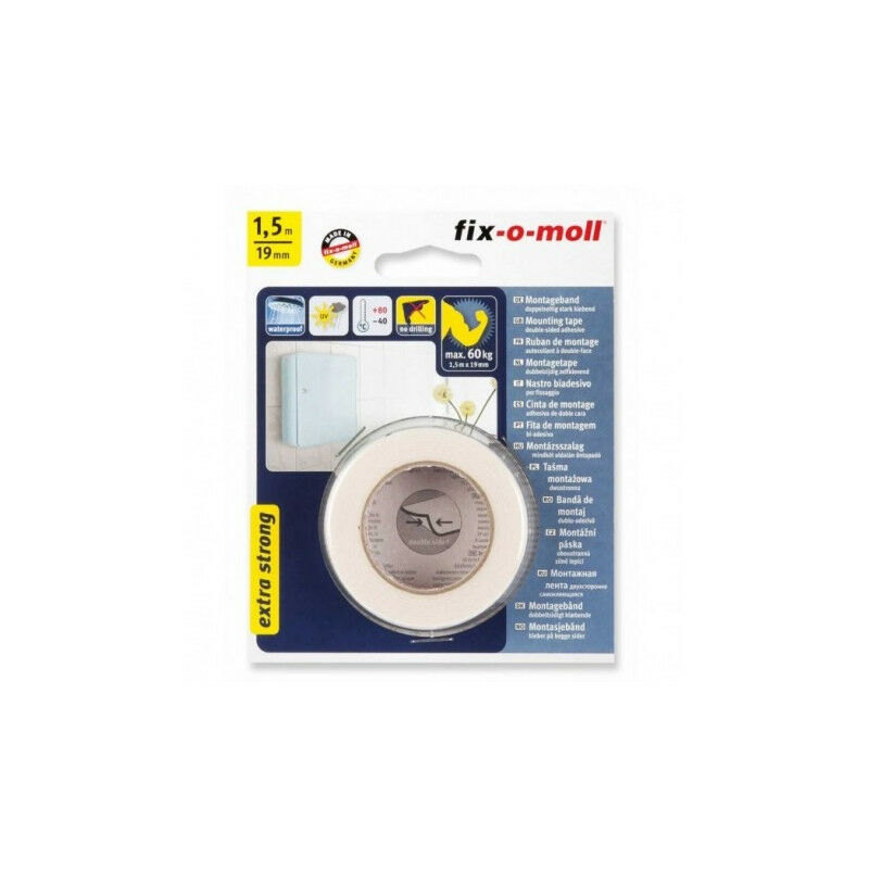 Montagepads transparent 28 mm fix-o-moll