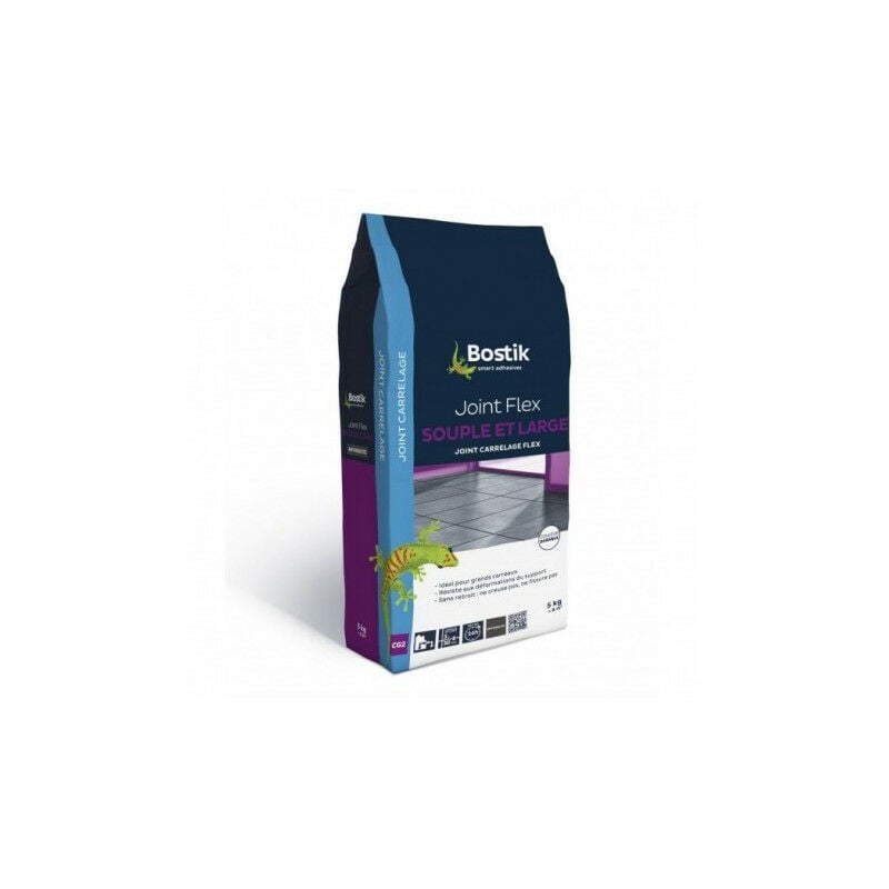 BOSTIK Joint flex 5kg gris anthracite - BOSTIK