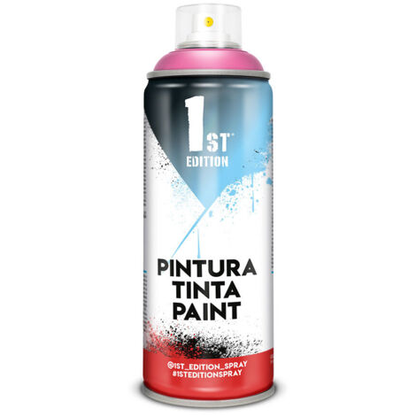 Peinture décorative en aérosol 1ère édition Soft Matte Bubble Gum Rose 520cc Réf.647 (1/2)