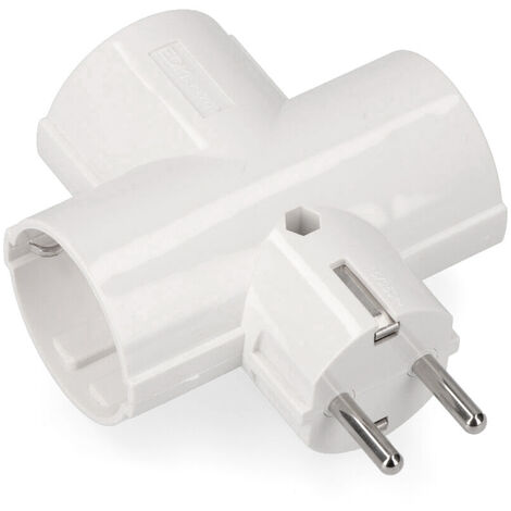 Fiche Triple Bakelite Sous Film Retractable T/tl 16a 250v (1/3)