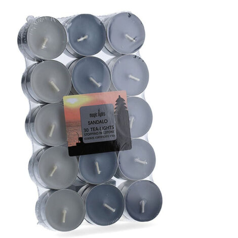 Bougies Bois De Santal Ambiance Apaisante Et Durable - Magic Lights (1/2)