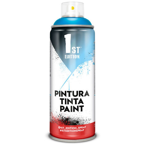 Peinture Aerosol 1ere Edition 520cc / 300ml Bleu Mediterraneen Mat Ref 654