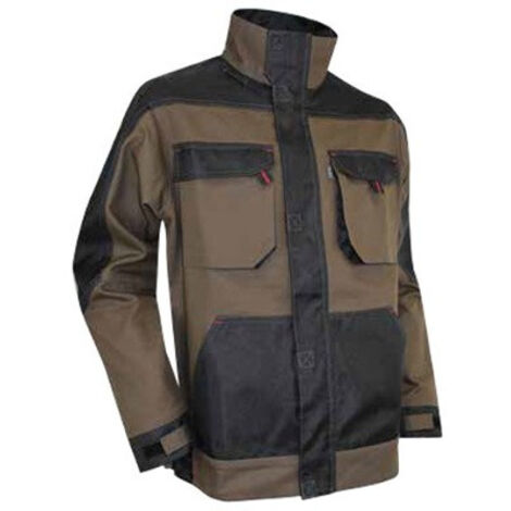 Veste Résine Taupe/noir Protection Imperméable Et Respirante - Lebeurre - Lma (1/4)