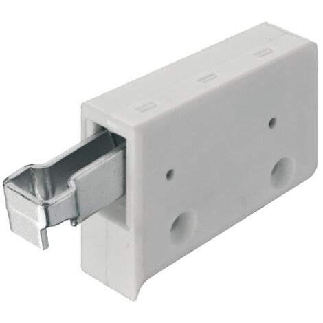 Ferrure de suspension pour meuble haut – Capacité de charge 150 kg – Matériau Delrin – Finition blanche – Boîte de 10 pièces – Enders
