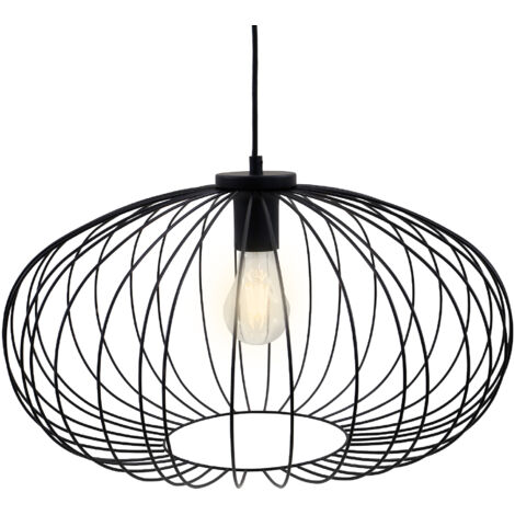 Suspension Noire 60 W (1/5)