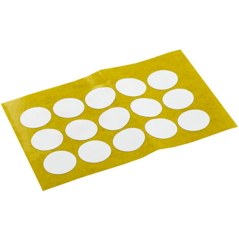 Cache vis adhesif blanc Sachet 60 PCE - VYNEX