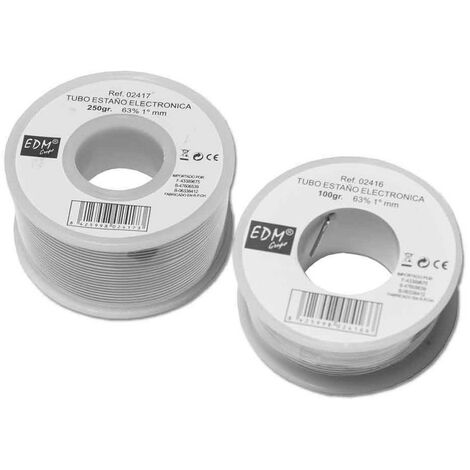 Bobine d'étain 250gr 63% 1mm edm (1/2)