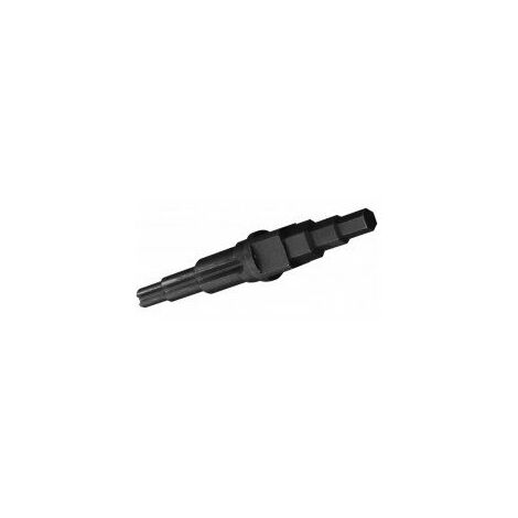 Outifrance – Clé à pipe pour radiateur – Diamètres 3/8', 1/2', 3/4', 1' – Longueur 142 mm – Acier carbone bruni pour maintenance