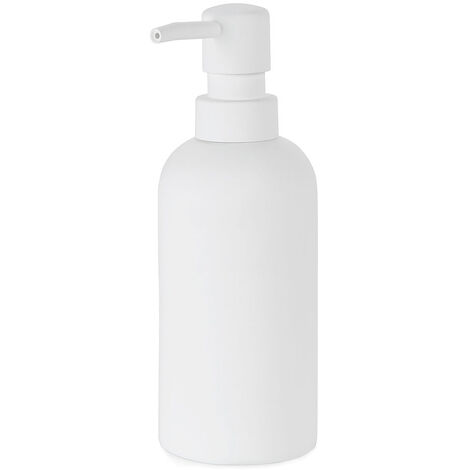 Distributeur Savon Polir Blanc Mat Design épuré, Finition Mate - Andrea House (1/4)