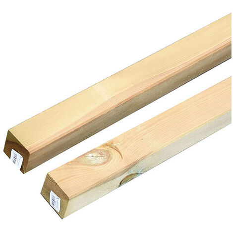 Faura – Poteau en bois 9x9x100 cm – Bois certifié FSC 100% – Traitement autoclave niveau 3 – Pour soutenir clôtures et pergolas - Fsc100 (1/2)