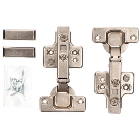 Charnière Piston Droite 35mm Fermeture Douce Amortie - Edm (1/3)