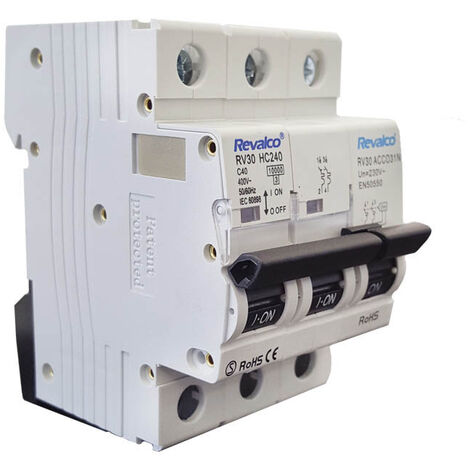 Disjoncteur Iga 2p 40a Revalco Protection Surtensions Permanentes En-50550 - Revalco (1/2)