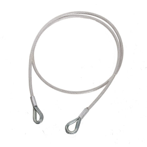 Portwest – Élingue d'ancrage en câble 1m – Charge maximale élevée – Boucles renforcées pour sécurité optimale – Norme EN 795