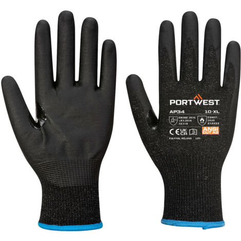 Lr15 Gant à écran Tactile Pu Pk12 - Xl - Noir - Portwest (1/2)