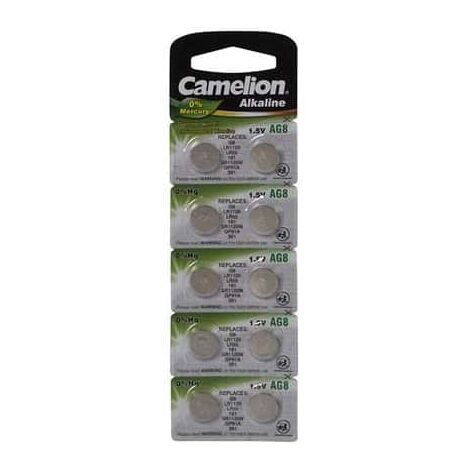 pile pour montre 1.5v-42mah lr1120/ag8 (10 pcs/bl)
