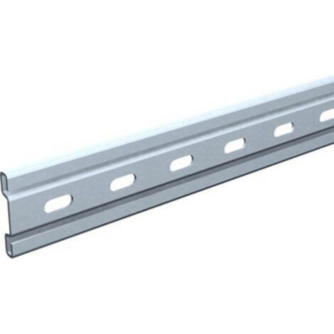 Mantion – Rail pour portail en aluminium 40x6mm – Longueur 2m – Charge maximale 200kg – Fixation par vis – Pour béton armé