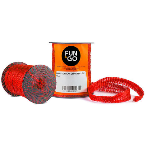 Filet tubulaire rouge 25m pour emballage alimentaire – Conception extensible pour viandes et fromages – Présentation esthétique – Ehlis
