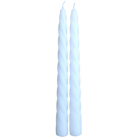 Pack De 2 Bougies Décoratives Blanches ø2x24cm Magic Lights - Magic Lights (1/2)
