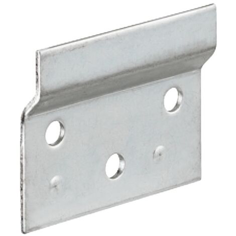Plaque de support acier galvanisé pour renfort structurel – Fixation à vis – Installation rapide et durable – Pour bois et panneaux composites – Hafele (1/2)