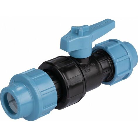 Vanne PVC pression 20mm – Raccords à vis pour tuyau polyéthylène – Installation intérieure/extérieure – Matériaux résistants – Rain Irrigation