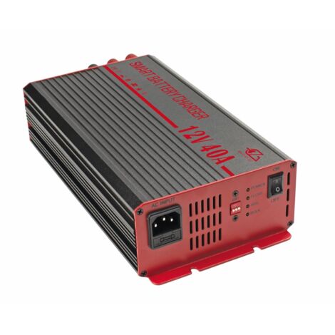 Chargeur de batterie automatique 12V 40A – Charge rapide pour Lithium, AGM, Gel, Acide – Entrée AC/DC pour flexibilité – EZA (1/3)
