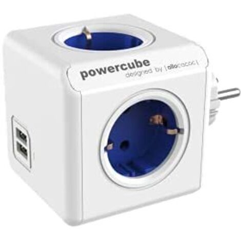Powercube Original 4 Prises + 2 Usb Multiprise Compacte Usb - Powercube (1/5)