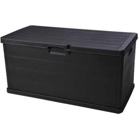 Ipae Progarden – Coffre de jardin Alpha 118x59x57cm – Plastique résistant aux UV – Grande capacité de stockage – Montage rapide sans outils (1/5)