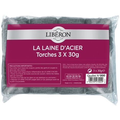 Laine Acier 000 3x30g Liberon - Liberon (1/2)