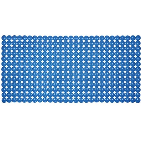 Fond de baignoire bulles bleu transparent 72x36cm - IDMAT
