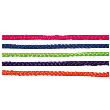 Corde tressée en polypropylène/polyester 4mm 20m – Résistante à l'abrasion et aux UV – Pour camping et loisirs extérieurs – Chapuis (1/2)