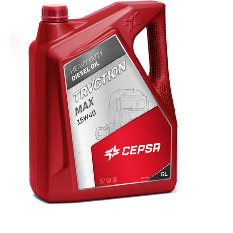 Traction Max 15w40 Huile Moteur Diesel Lourde - Cepsa (1/2)