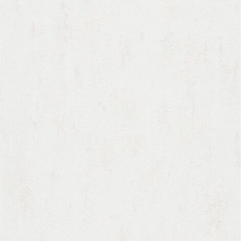 Papier peint vinyle expansé blanc uni – Surface lavable et résistante aux chocs – Pose facile sur papier – Fini moderne et lumineux – Erismann