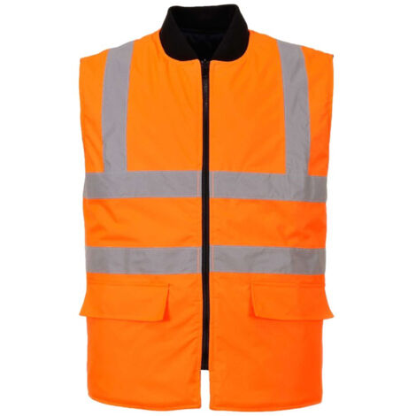 Gilet Hv Réversible Couleur : Orange Taille L - Portwest (1/5)