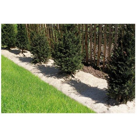 Paillage naturel biodégradable en fibre de chanvre 0,5m x 3m – 500g/m² – Limite les mauvaises herbes et conserve l'humidité du sol – Celloplast