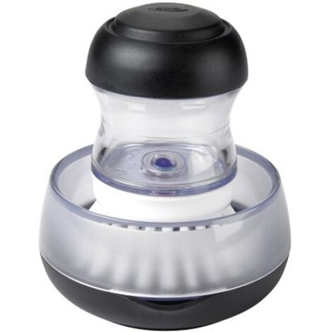 Brosse à Vaisselle Ronde Distributrice De Savon + Support - Oxo (1/2)