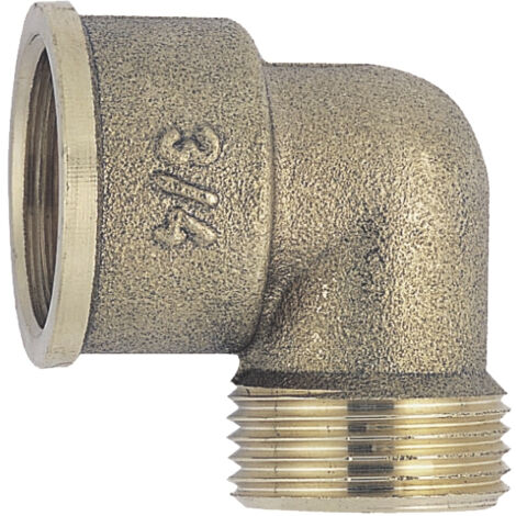 2 Stück XFITTING 1/2 Zoll Pex X 1/2 Zoll NPT Gewindebogen, 90 Grad