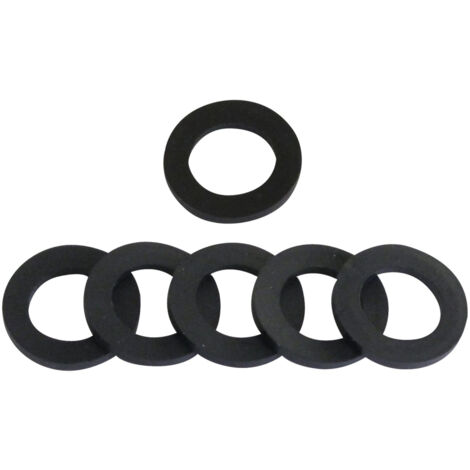 Blanc Habitat – Jeu de 5 joints gaz pour écrou 20/150 – Connexion étanche et sécurisée – Compatible bouteilles de gaz